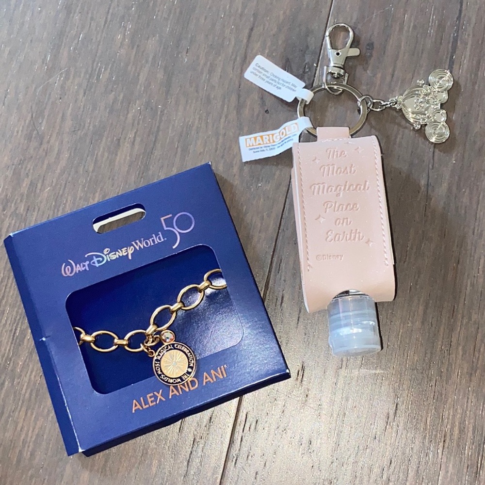 Disney Bracelet and Keychain
